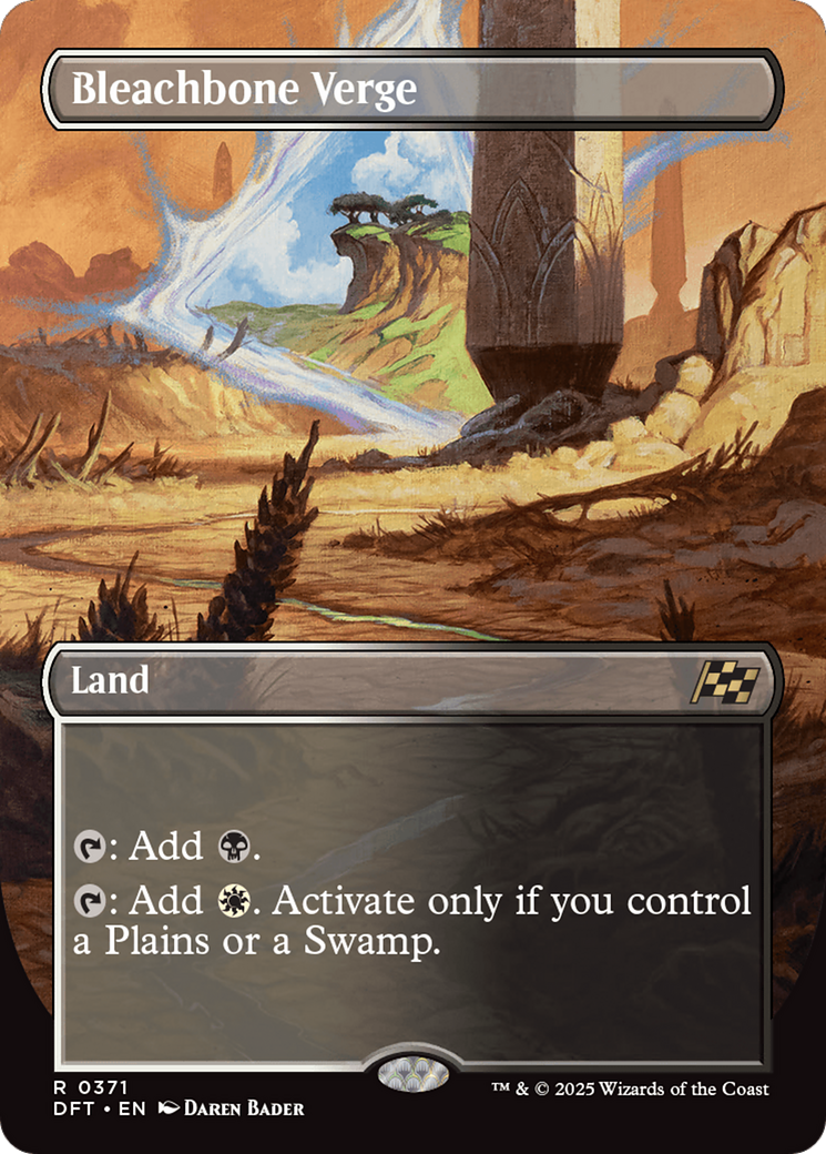 FOIL Bleachbone Verge (DFT-371) - Aetherdrift - Magic The Gathering