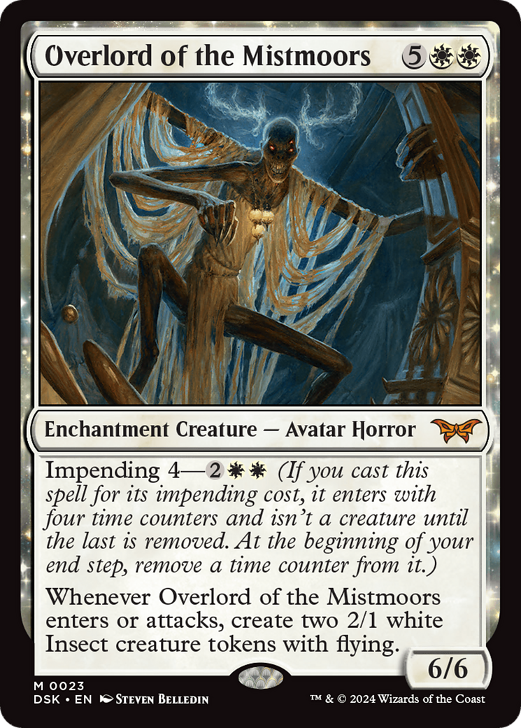 FOIL Overlord of the Mistmoors (DSK-023) - Duskmourn: House of Horror - Magic The Gathering