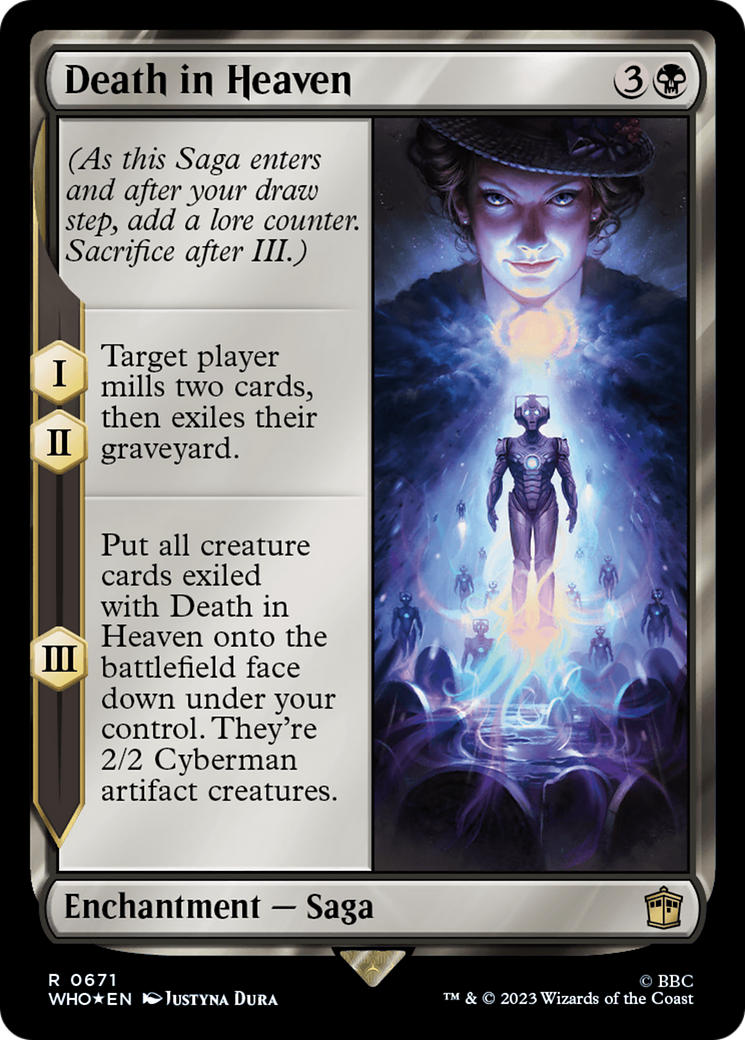 FOIL Death in Heaven (Surge Foil) (WHO-671) - Doctor Who - Magic The Gathering