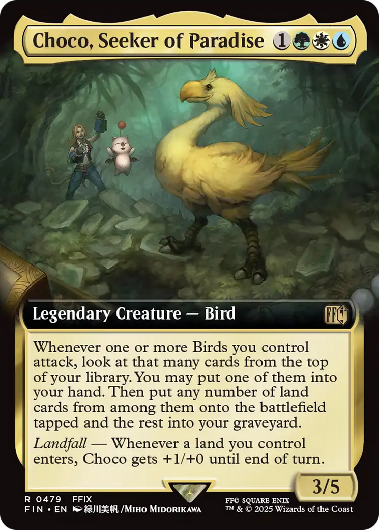 Choco, Seeker of Paradise (FIN-479) - FINAL FANTASY - Magic The Gathering