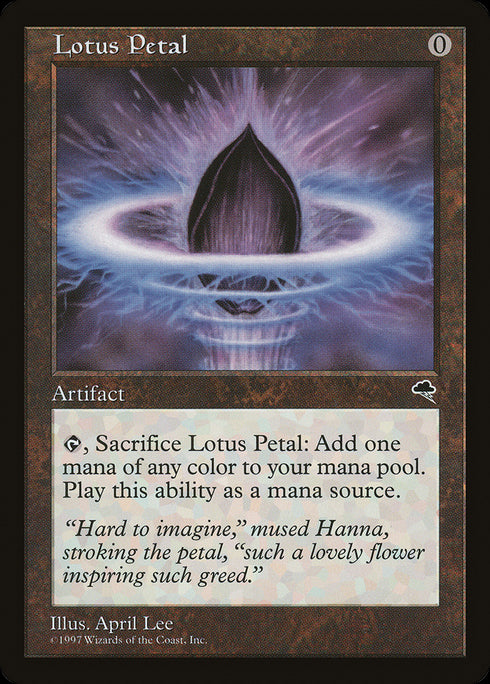 Lotus Petal (TMP-294) - Tempest - Magic The Gathering