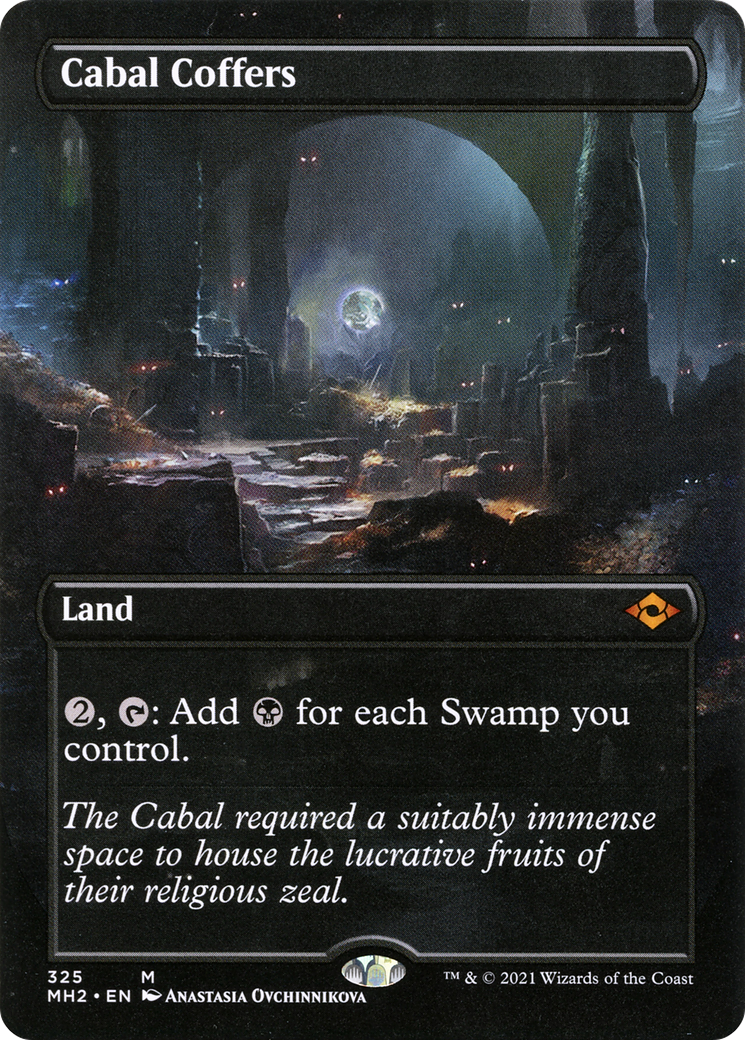 Cabal Coffers (Borderless) (MH2-325) - Modern Horizons 2 - Magic The Gathering