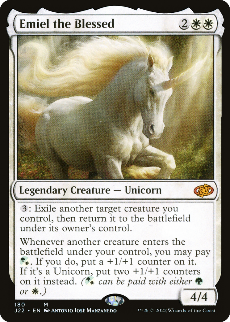 Emiel the Blessed (J22-180) - Jumpstart 2022 - Magic The Gathering