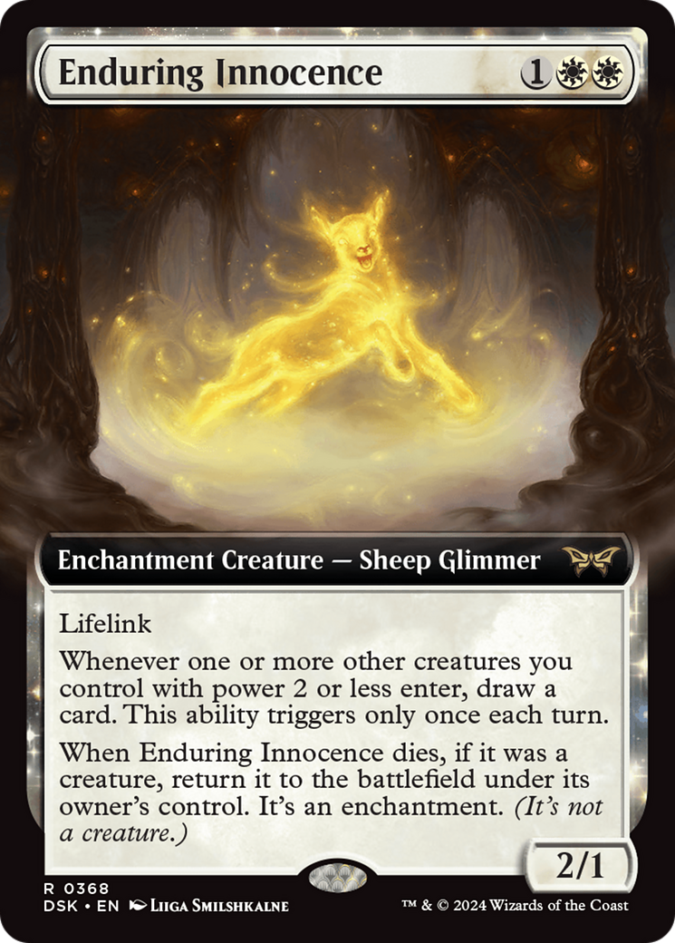 FOIL Enduring Innocence (DSK-368) - Duskmourn: House of Horror - Magic The Gathering