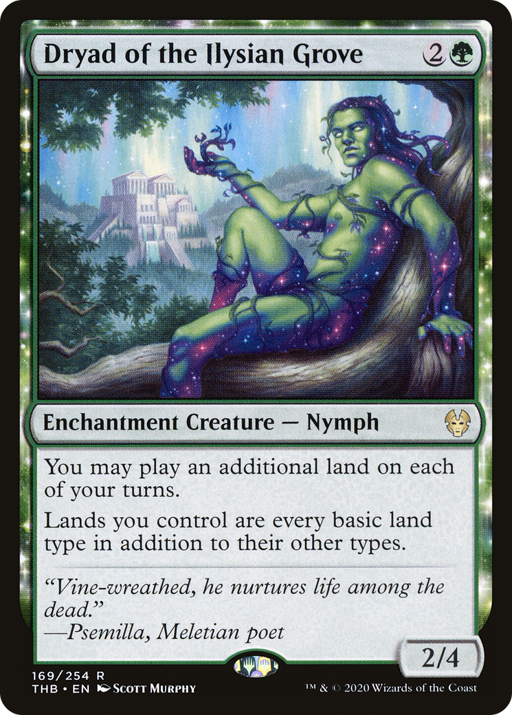 FOIL Dryad of the Ilysian Grove (THB-169) - Theros Beyond Death - Magic The Gathering