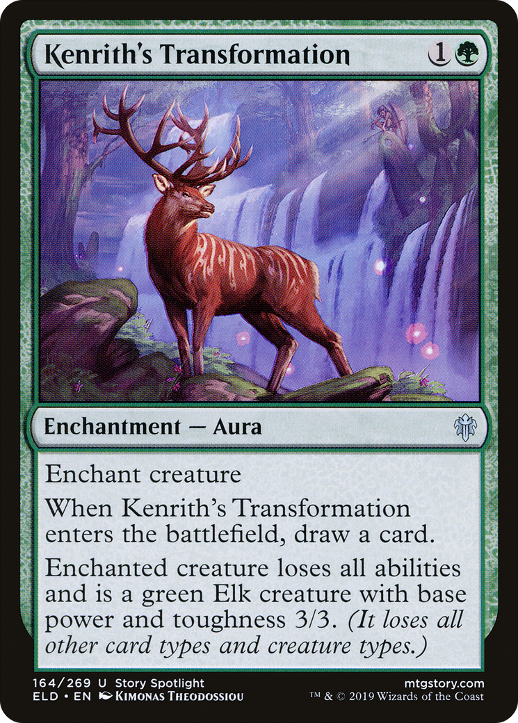 FOIL Kenrith's Transformation (ELD-164) - Throne of Eldraine - Magic The Gathering