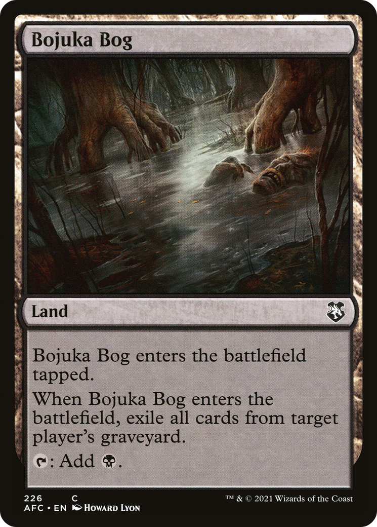 Bojuka Bog (AFC-226) - Forgotten Realms Commander - Magic The Gathering