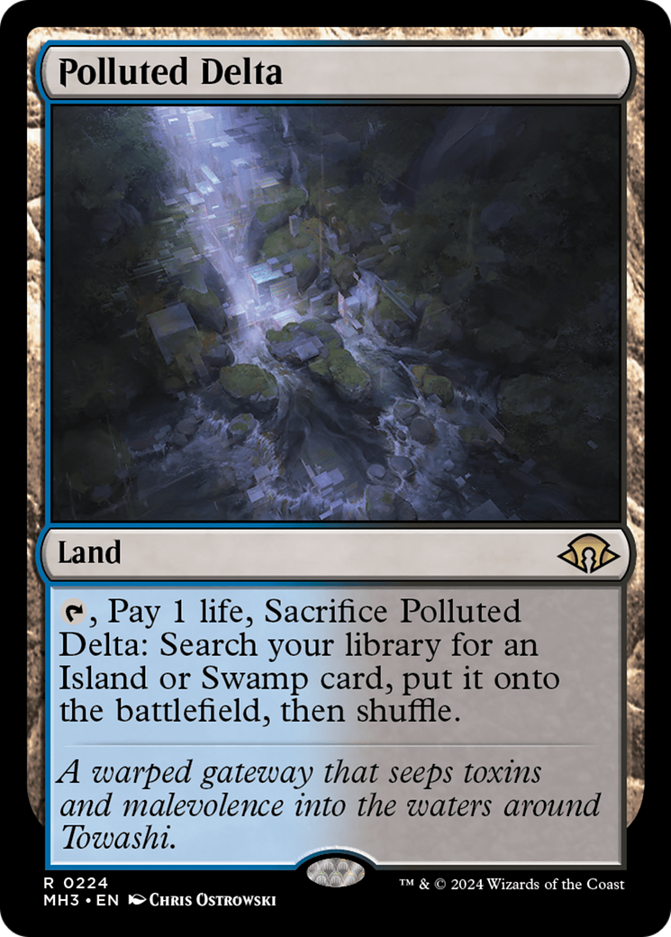 FOIL Polluted Delta (MH3-224) - Modern Horizons 3 - Magic The Gathering