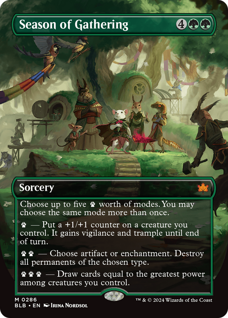 FOIL Season of Gathering (BLB-286) - Bloomburrow - Magic The Gathering