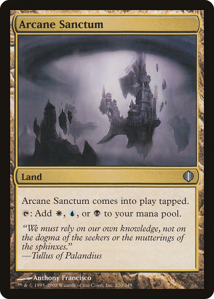 FOIL Arcane Sanctum (ALA-220) - Shards of Alara - Magic The Gathering
