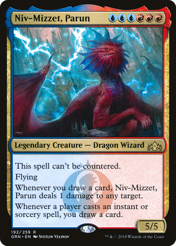FOIL Niv-Mizzet, Parun (GRN-192) - Guilds of Ravnica - Magic The Gathering