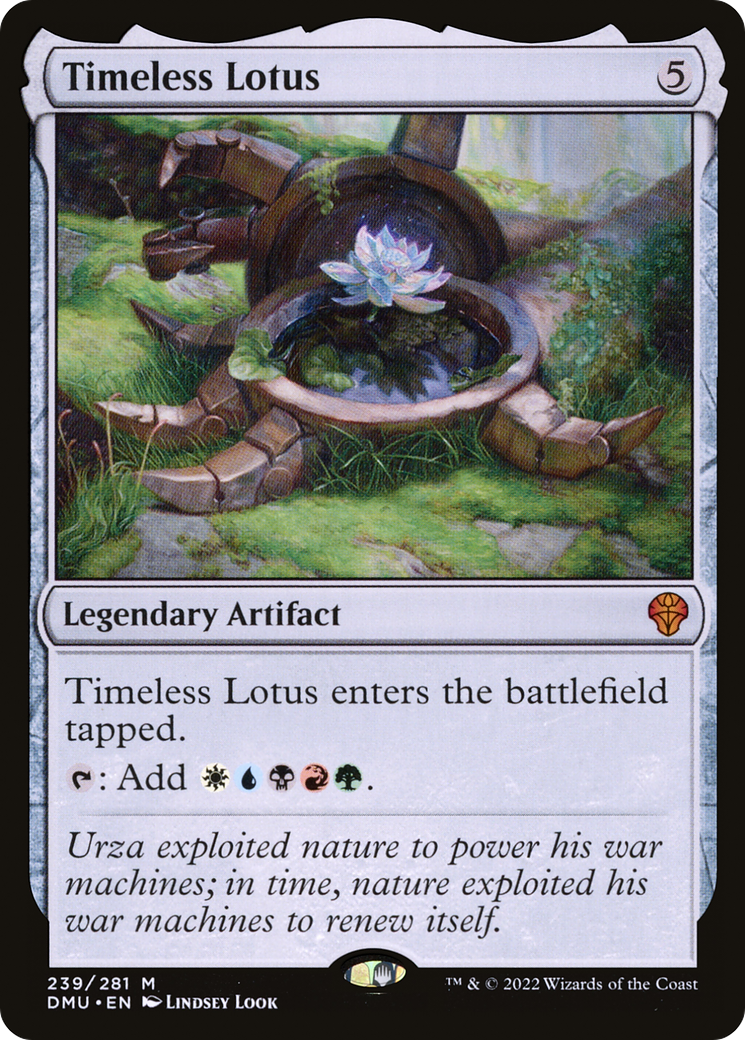 FOIL Timeless Lotus (DMU-239) - Dominaria United - Magic The Gathering