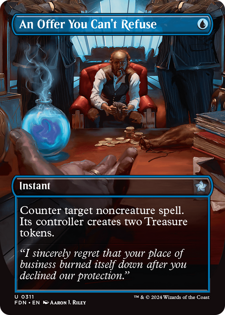FOIL An Offer You Can't Refuse (FDN-311) - Foundations - Magic The Gathering