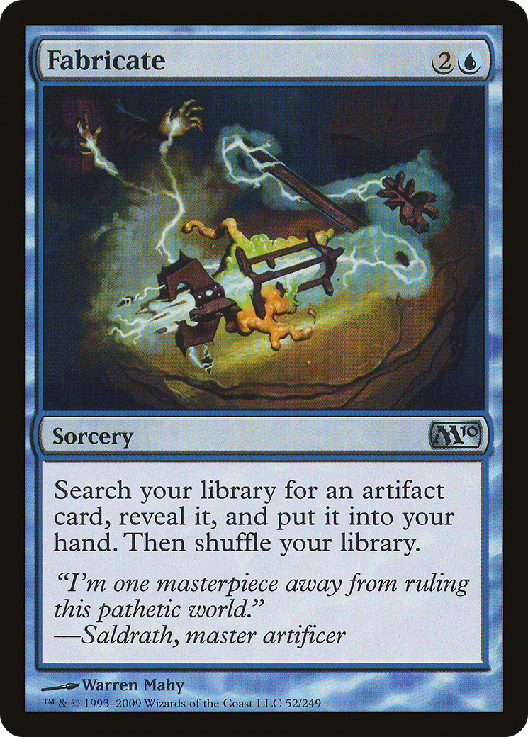 FOIL Fabricate (M10-052) - Magic 2010 - Magic The Gathering
