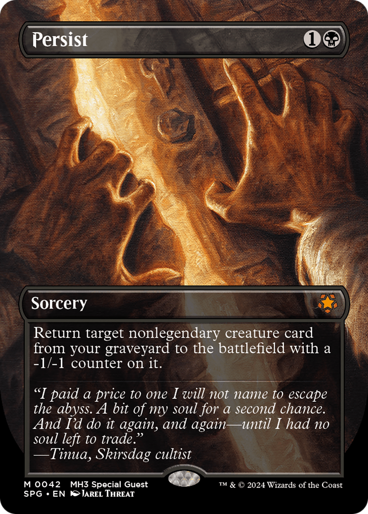 FOIL Persist (Borderless) (SPG-042) - Special Guests - Magic The Gathering