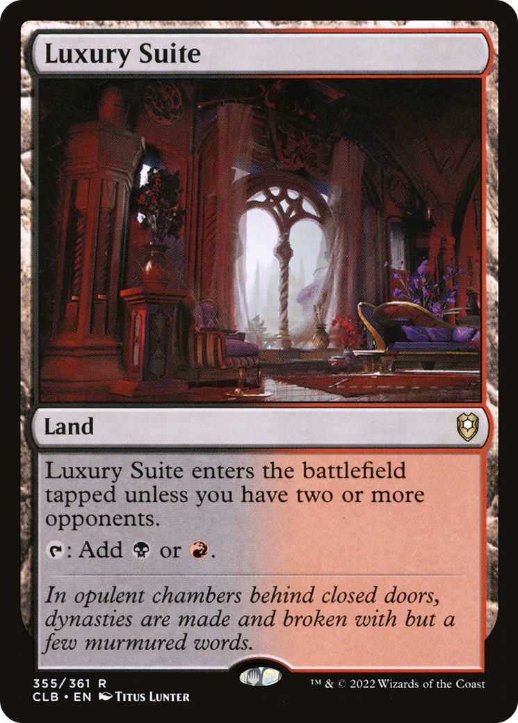 Luxury Suite (CLB-355) - Commander Legends: Battle for Baldur's Gate - Magic The Gathering