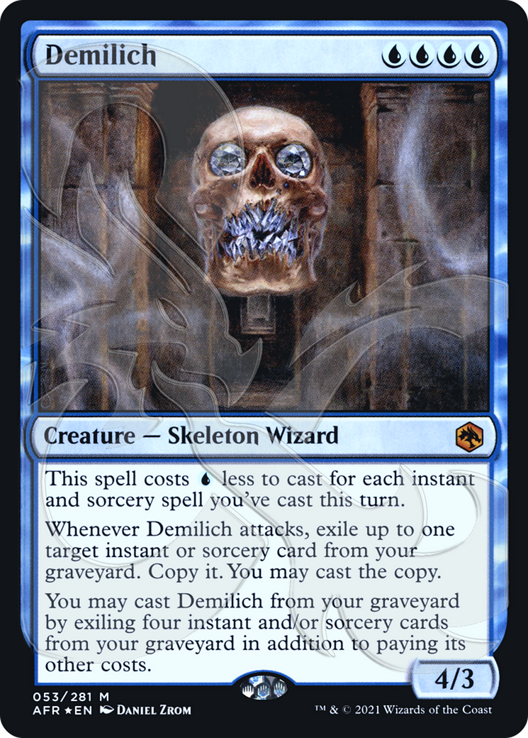 FOIL Demilich (AFR&-053) - Adventures in the Forgotten Realms Promos - Magic The Gathering