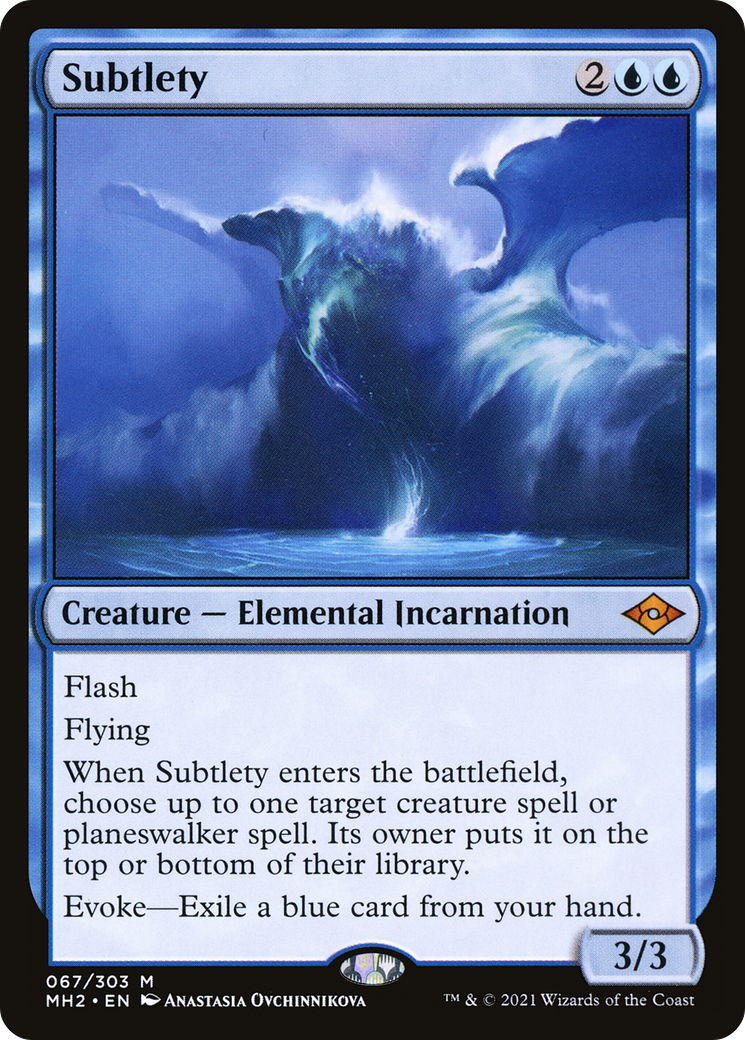 Subtlety (MH2-067) - Modern Horizons 2 - Magic The Gathering