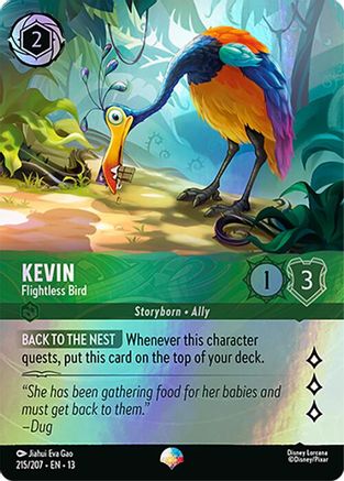 Kevin - Flightless Bird (Epic) (215/204) - Attack of the Vine HOLOFOIL
