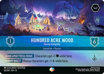 Hundred Acre Wood - Hunny Campsite (Epic) (222/204) - Attack of the Vine HOLOFOIL