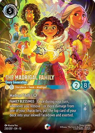 The Madrigal Family - Every Generation (Enchanted) (230/204) - Attack of the Vine HOLOFOIL