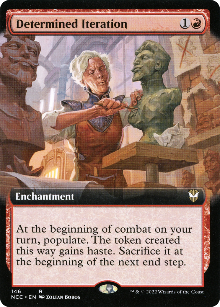 Determined Iteration (Extended Art) (NCC-146) - New Capenna Commander - Magic The Gathering