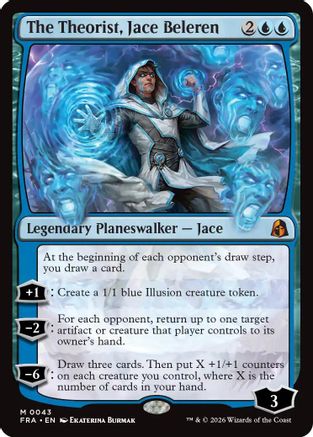 The Theorist, Jace Beleren (FRA-043) - Reality Fracture - Magic The Gathering