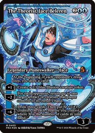 FOIL The Theorist, Jace Beleren (Showcase) (FRA-405) - Reality Fracture - Magic The Gathering