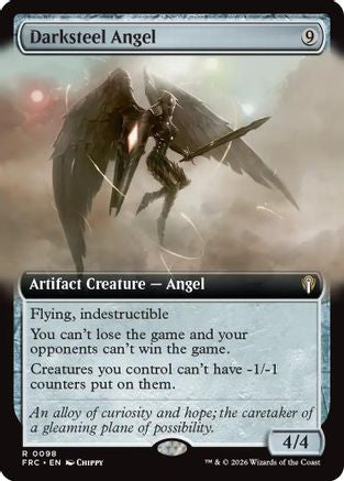 Darksteel Angel (Extended Art) (FRC-098) - Commander: Reality Fracture - Magic The Gathering