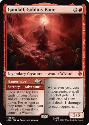 Gandalf, Goblins' Bane (HOB-096) - The Hobbit - Magic The Gathering