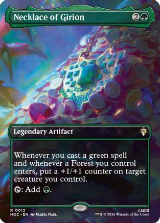 Necklace of Girion (Borderless) (HOC-012) - The Hobbit: Eternal-Legal - Magic The Gathering