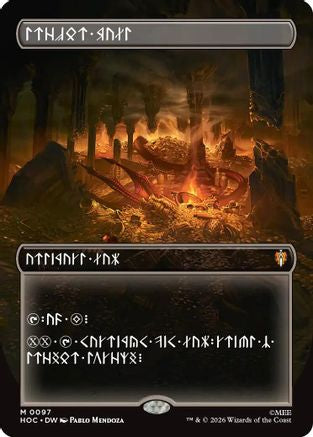 FOIL Treasure Vault (Borderless) (Dwarvish) (HOC-097) - The Hobbit: Eternal-Legal - Magic The Gathering