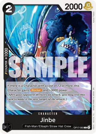 Jinbe (083) (OP17-083) - The World's Strongest Warriors One Piece