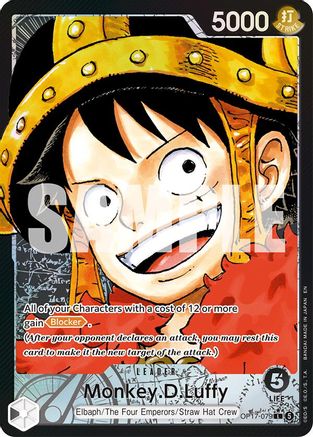 Monkey.D.Luffy (079) (Alternate Art) (OP17-079) - The World's Strongest Warriors One Piece