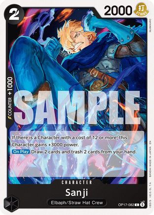 Sanji (OP17-082) - The World's Strongest Warriors One Piece