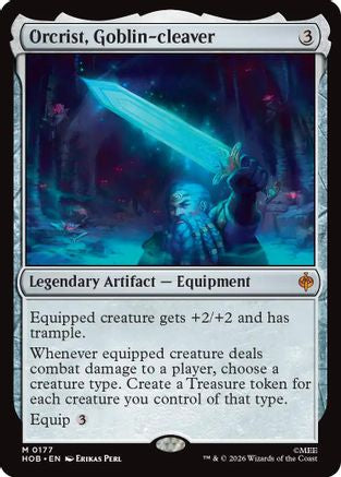 FOIL Orcrist, Goblin-cleaver (HOB-177) - The Hobbit - Magic The Gathering