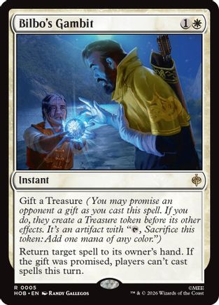 FOIL Bilbo's Gambit (HOB-005) - The Hobbit - Magic The Gathering