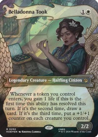 FOIL Belladonna Took (Showcase) (Surge Foil) (HOB-250) - The Hobbit - Magic The Gathering