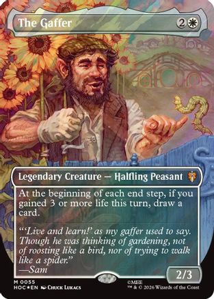 FOIL The Gaffer (Borderless) (Surge Foil) (HOC-055) - The Hobbit: Eternal-Legal - Magic The Gathering