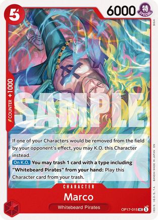 Marco (OP17-015) - The World's Strongest Warriors One Piece