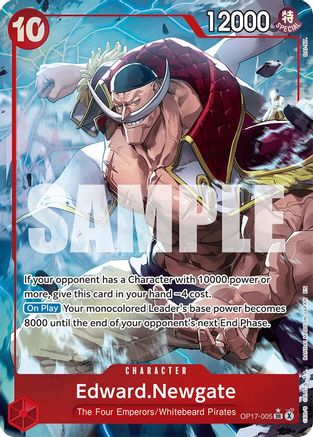 Edward.Newgate (005) (Alternate Art) (OP17-005) - The World's Strongest Warriors One Piece