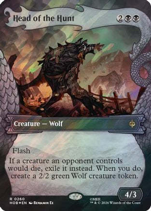 FOIL Head of the Hunt (Showcase) (Surge Foil) (HOB-260) - The Hobbit - Magic The Gathering