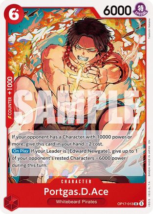 Portgas.D.Ace (OP17-013) - The World's Strongest Warriors One Piece