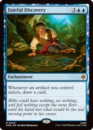 FOIL Fateful Discovery (HOB-040) - The Hobbit - Magic The Gathering