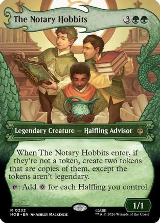 The Notary Hobbits (Showcase) (HOB-232) - The Hobbit - Magic The Gathering