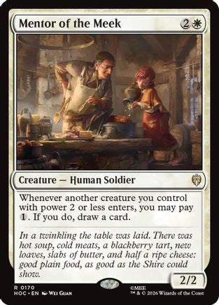 Mentor of the Meek (HOC-170) - The Hobbit: Eternal-Legal - Magic The Gathering