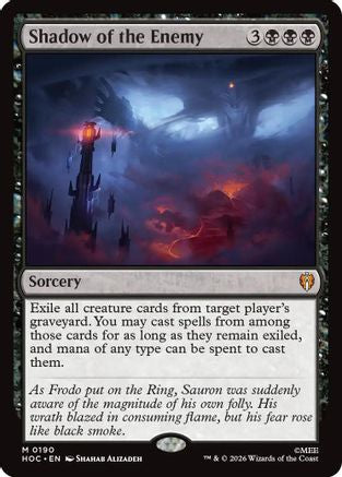 Shadow of the Enemy (HOC-190) - The Hobbit: Eternal-Legal - Magic The Gathering