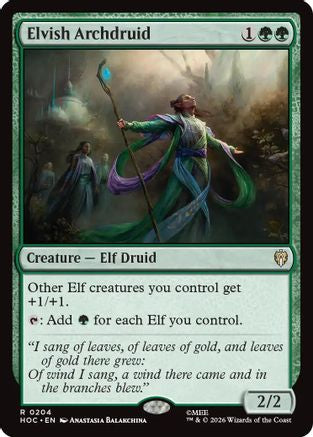 Elvish Archdruid (HOC-204) - The Hobbit: Eternal-Legal - Magic The Gathering