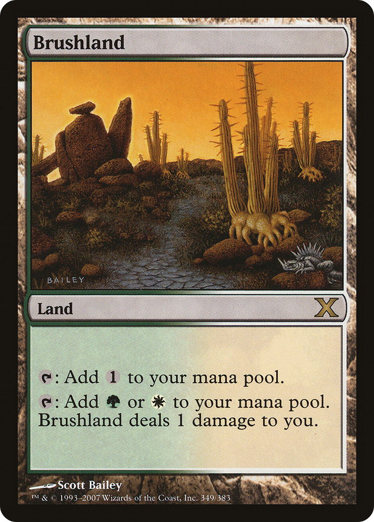 Brushland (10E-349) - Tenth Edition - Magic The Gathering
