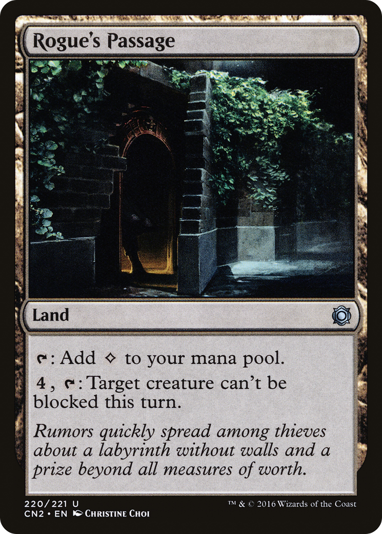 FOIL Rogue's Passage (CN2-220) - Conspiracy: Take the Crown - Magic The Gathering